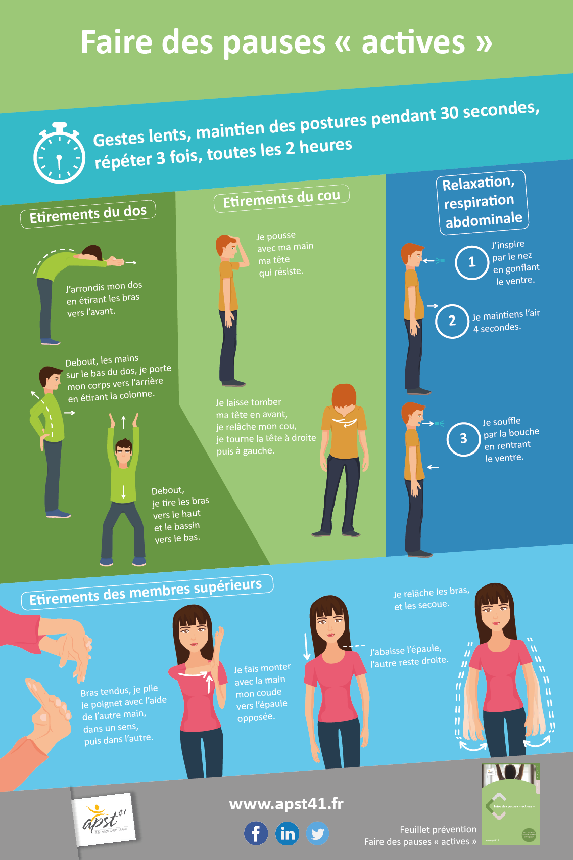 Faire des pauses "actives"
