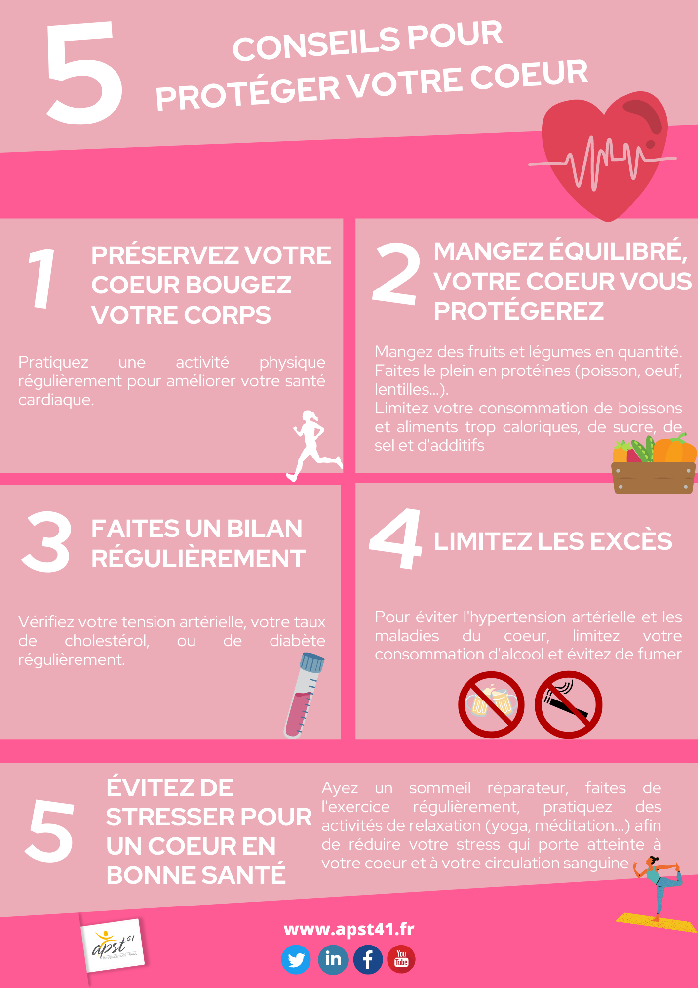 5 conseils pour protéger votre coeur